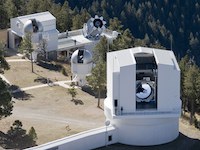 Aerial view of the Apache Point Observatory and the ARC.